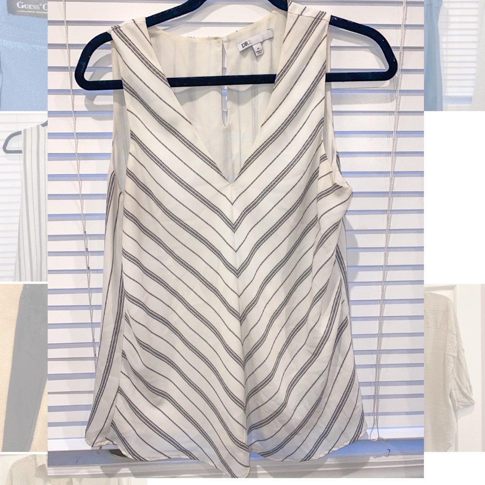 Striped Flowy Tank